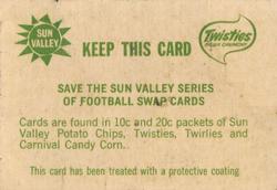 1968 Sun Valley-Twisties VFL Football Game #NNO Carl Ditterich Back